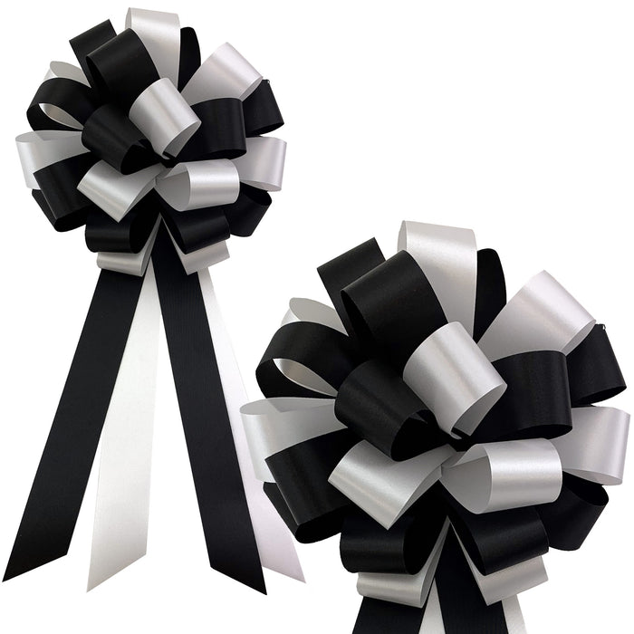 black-white-wedding-bows