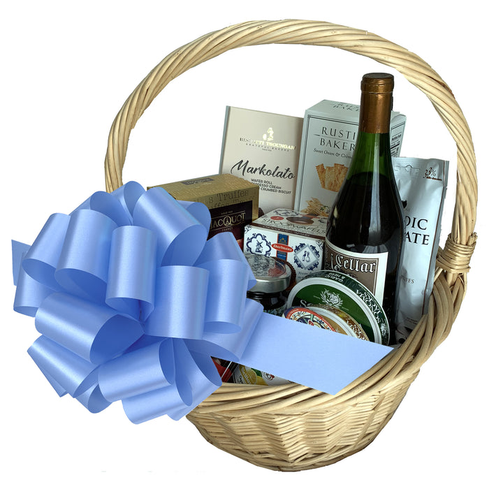 decorate-gift-baskets-with-blue-bows