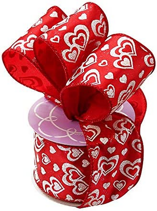 wired-edge-red-satin-ribbon-with-white-glitter-hearts