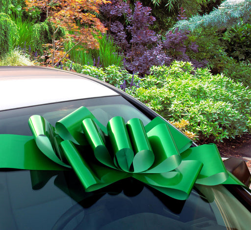 big-green-car-bow