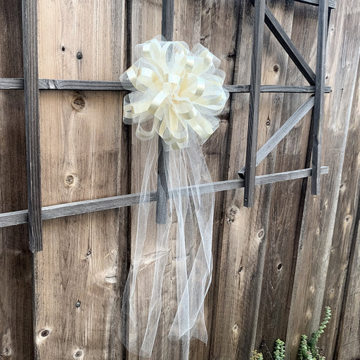 White Nylon Tulle Wedding Decor - 12 x 25 Yards — GiftWrap Etc
