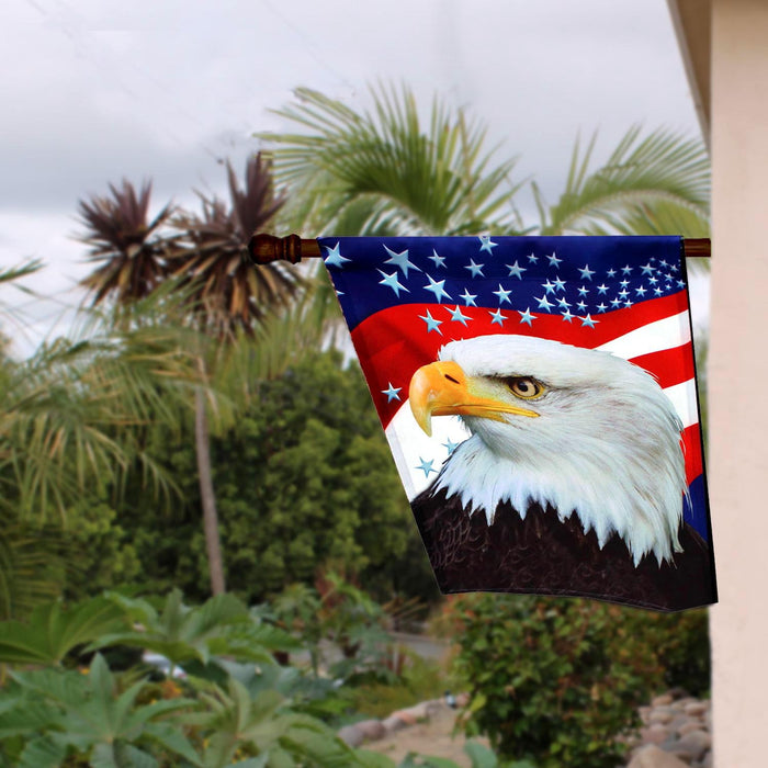 garden flag-USA flag-USA