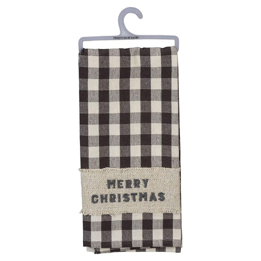 merry-christmas-gray-white-checker-dish-towel