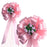 pink-wedding-bows-with-rosebuds-and-tulle-tails
