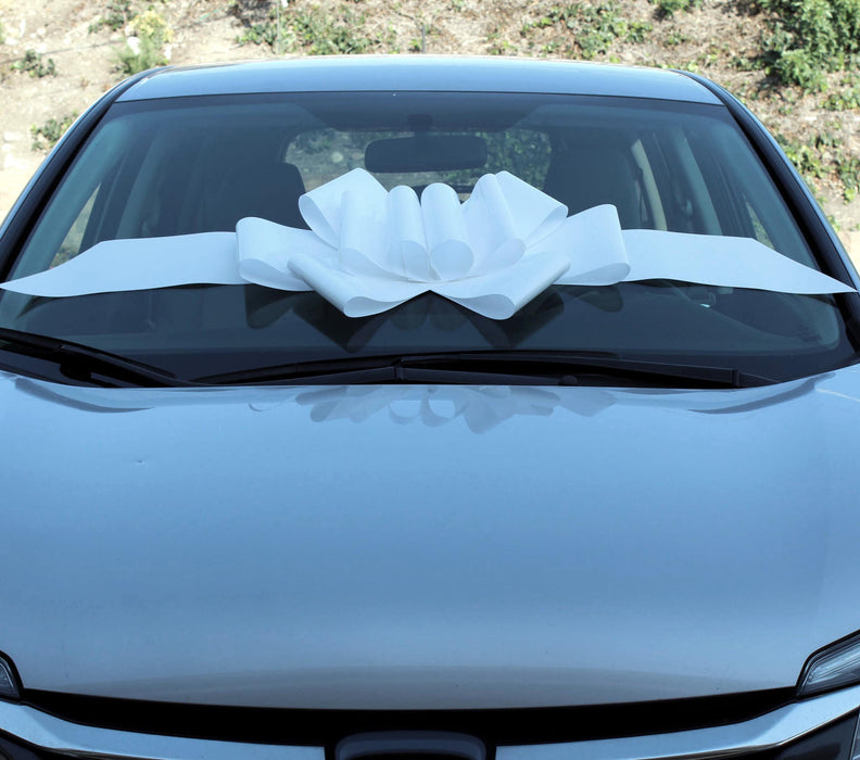 large-white-car-bow