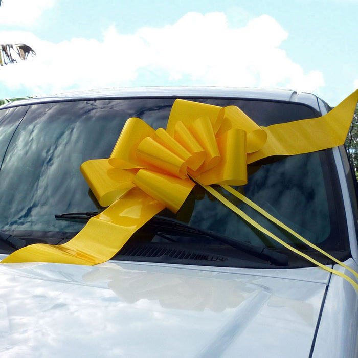 large-yellow-car-bow